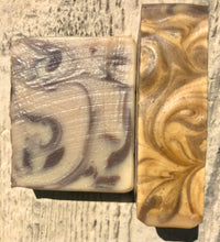2 Sandalwood Vanilla Patchouli Soaps with Oatmeal, Shea Butter and Cocoa Butter Skin Conditioning Bars